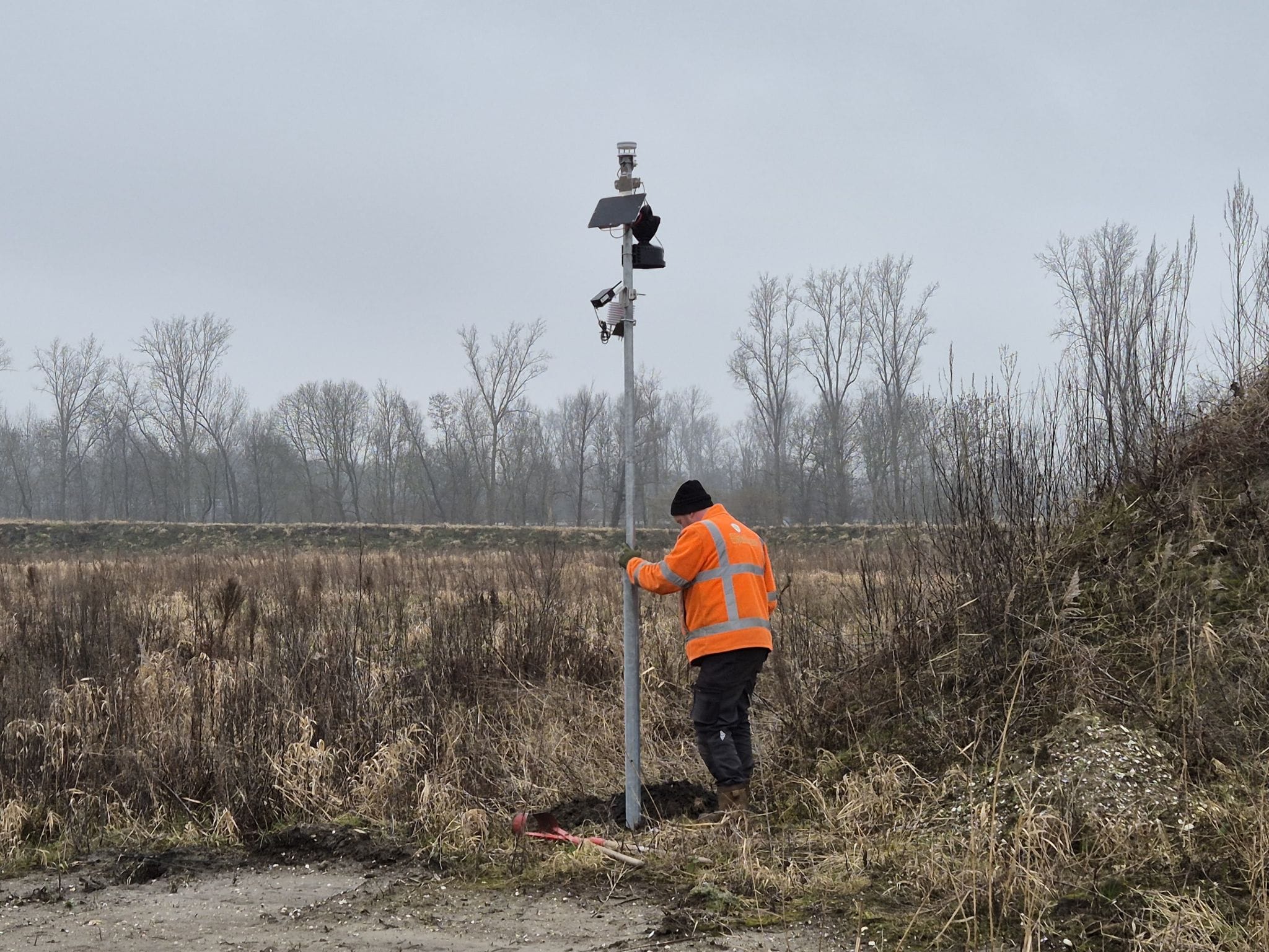 Plaatsen van sensor GAES