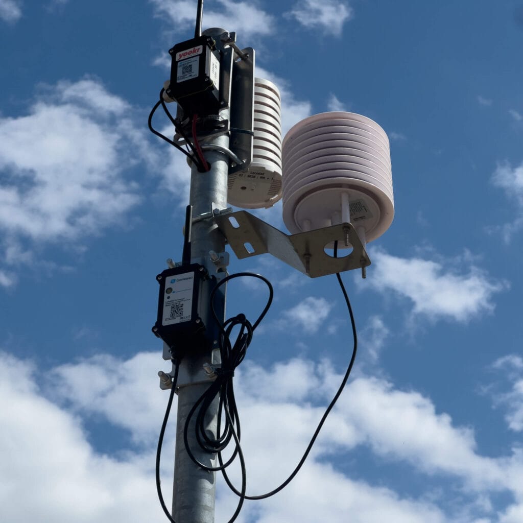 Sensor op Flevokust Haven
